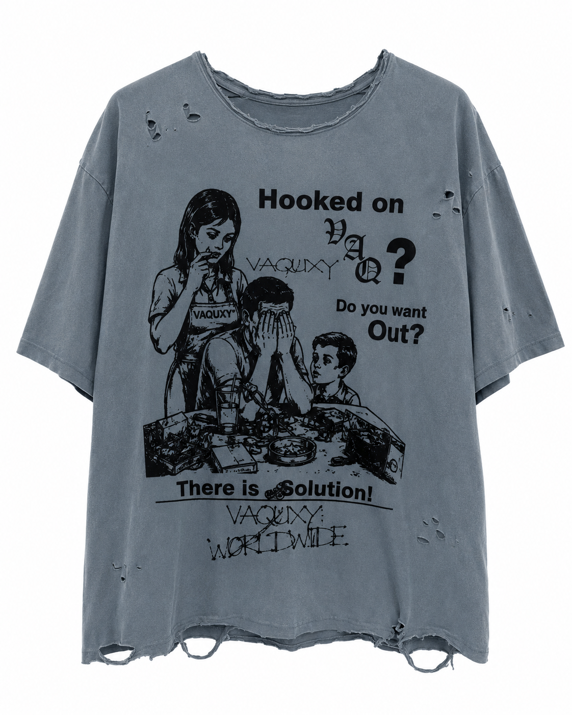 HOOKED ON VAQ T-SHIRT